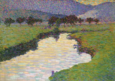 Paesaggio fluviale presso Pretzfeld da Curt Herrmann